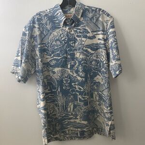 Reyn Spooner Mens Aloha Shirt - Medium